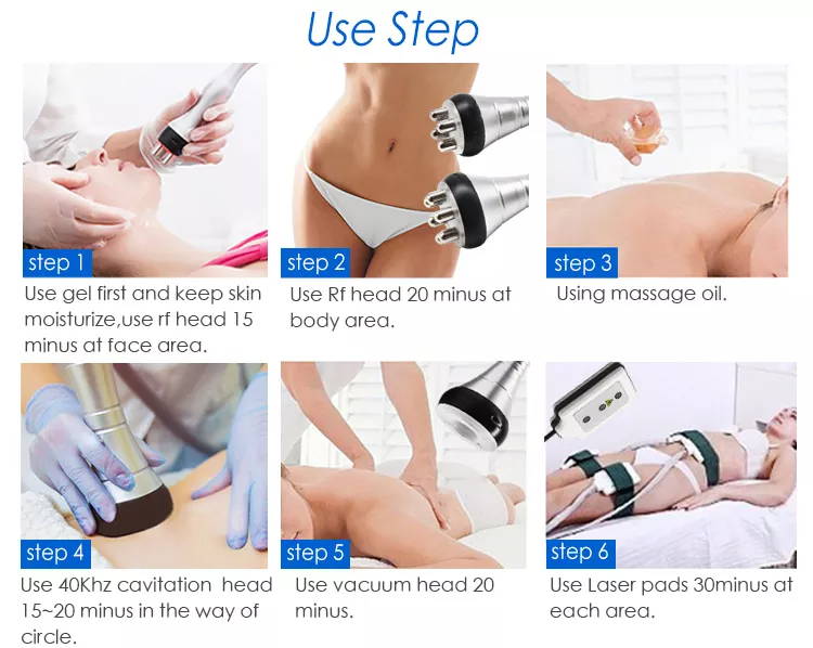 BRÜUN 6 in 1 Cavitation Machine Body Sculpting Laser Lipo